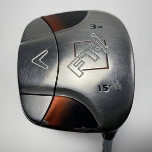 Callaway FT-i Squareway 3 Fairway Wood 15* Fujikura Fit On M Regular RH