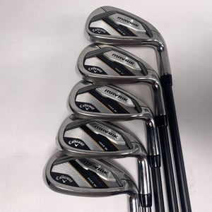Callaway Mavrik Max Womens Iron Set 7-PW+SW UST Mamiya Helium 40LLI Ladies RH