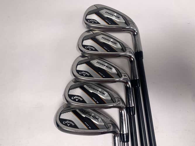 Callaway Mavrik Max Womens Iron Set 7-PW+SW UST Mamiya Helium 40LLI Ladies RH