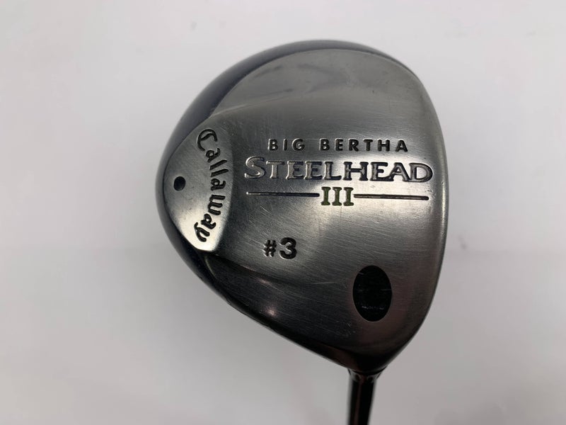 Callaway Steelhead III 3 Fairway Wood 15* System III Regular Graphite Mens RH