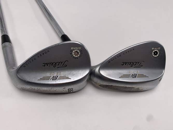 Titleist Vokey Spin Milled SM4 Chrome Wedge Set 54* 11 | 58* 9 Wedge Mens RH
