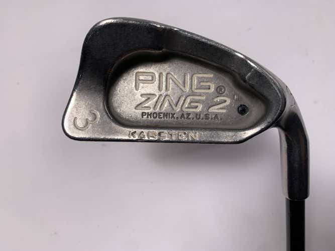 Ping Zing 2 Single 3 Iron Black Dot Karsten 201 Regular Graphite Mens RH