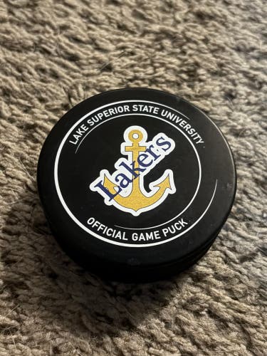 Lake Superior State University Lakers NCAA Hockey Puck