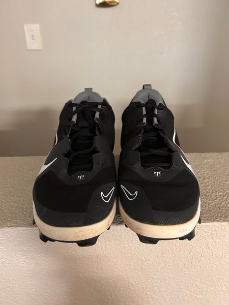 Black Men's Size 13.0 (W 14.0) Nike Force Trout 9 Pro MCS Low Top Molded Cleats (Used)