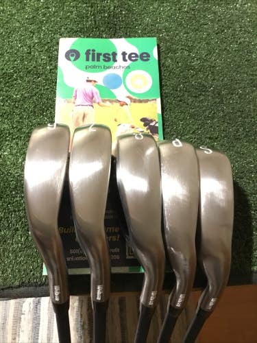 Wilson Ladies 2025 Profile Irons Set (6-PW-SW, No 9 Iron) Graphite Shafts *VGC*
