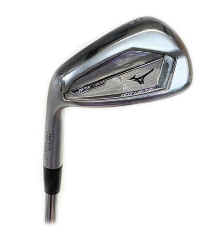 LH Mizuno JPX 921 Hot Metal Single 9 Iron (1" Short) Steel Regular Flex
