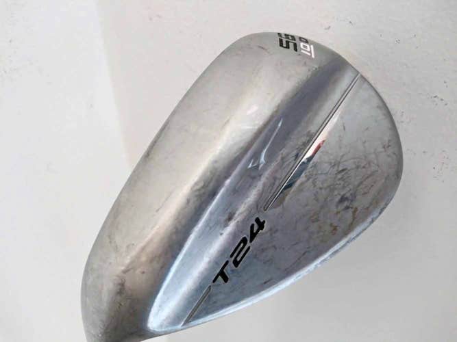 Mizuno T24 Soft White Satin Sand Wedge 56* 10* (DG Tour Issue, Stiff, LEFT) '23