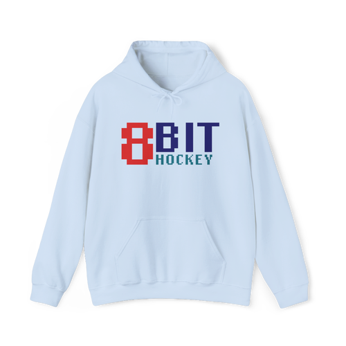NEW 8Bit Hockey Co. Hoodie Ice Blue Size 3XL (XXXL)