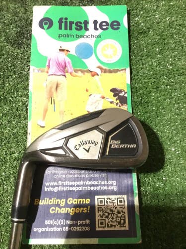 Callaway Left Handed 2015 Ladies Big Bertha 7 Iron Recoil 450 F1 Graphite Shaft