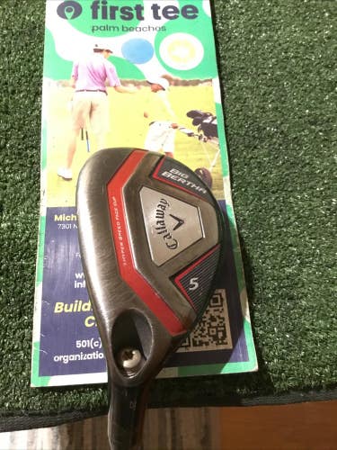 Callaway Left Handed Ladies 2015 Big Bertha 25* 5 Hybrid Recoil 450 F1 Graphite
