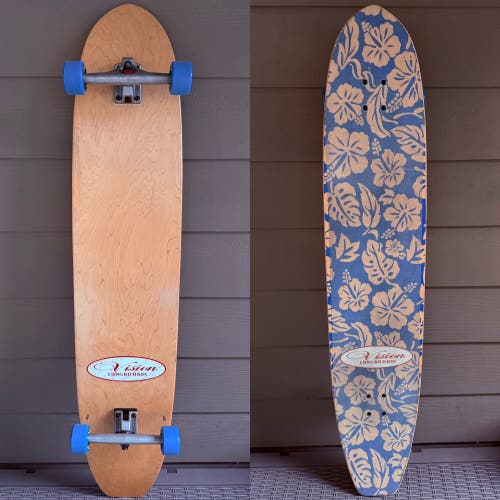 Vintage Vision Complete Skateboard (2001) 48” X-Caliber Trucks Natas 60mm Wheels