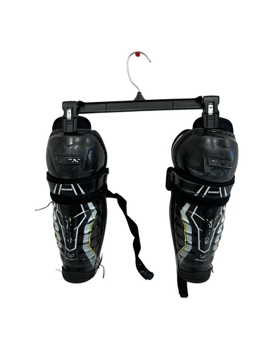 Used CCM TACKS 2052 Junior Shin Guards Black 11" 11692-S000144837