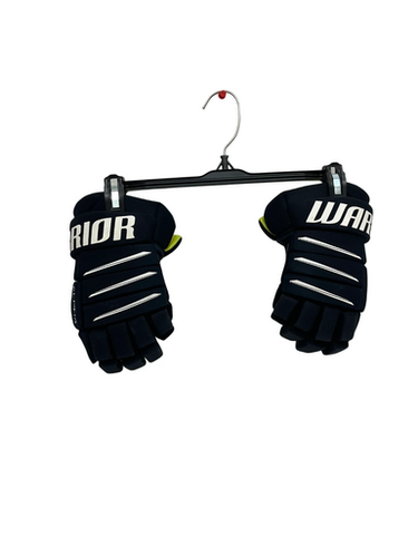 Used Warrior ALPHA QX5 Junior Gloves Navy Blue 10" 11692-S000144873