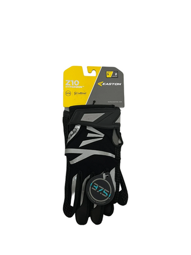 Used Easton Z10 HYPERSKIN BB/SB Batting Gloves Black SM 11692-S000144880