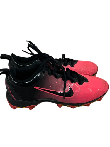Used Nike HYPERDIAMOND BB/SB Cleats Black And Pink Junior 05 11692-S000144903