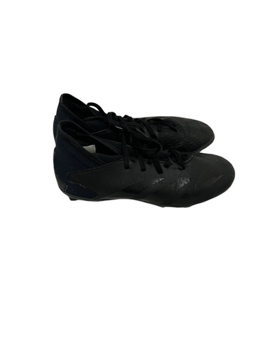 Used Adidas PREDATOR Soccer Cleats Black Junior 05.5 11692-S000144904