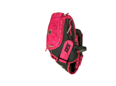 Used Franklin RTP RH Throw Fastpitch Gloves Grey And Pink 10 1/2" 11692-S000144918