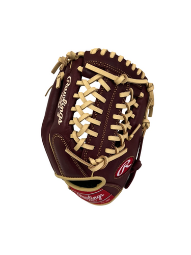 Used Rawlings SANDLOT BB/SB Glove RH Throw Maroon 11 3/4" 11692-S000144130