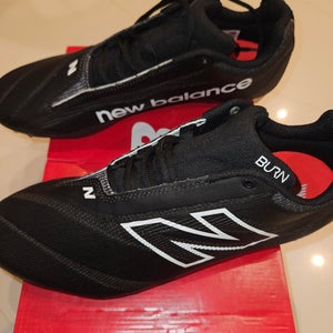 Black Men's Size M 11.5 (W 12.5) Adult New Balance Low Top (New)