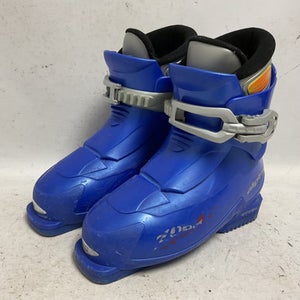 Used Alpina ZOOM Boys DH Ski Boot Royal Blue 210 MP - J02 11855-S000196576