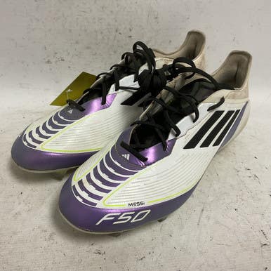 Used Adidas F50 Elite Messi IE9063 Soccer Cleats White Senior 8.5 11855-S000196565