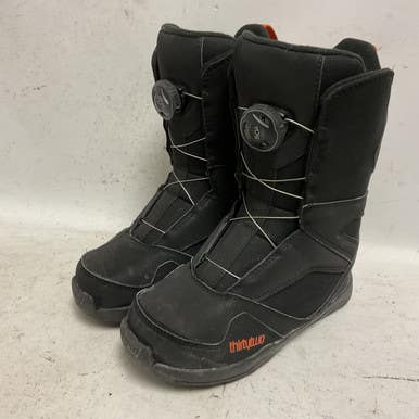 Used ThirtyTwo KIDS BOA Boys Snowboard Boots Black Junior 03 11855-S000196558