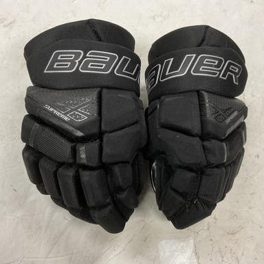 Used Bauer SUPREME 3S Junior Gloves Black 11" 11855-S000196544