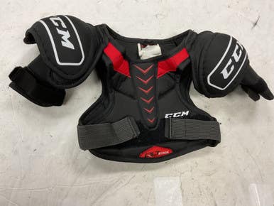Used CCM QLT EDGE Youth Shoulder Pads SM 11855-S000196540