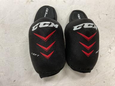 Used CCM QLT EDGE Youth Elbow Pads SM 11855-S000196541
