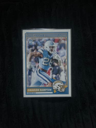Omarion Hampton RC rookie football card 2025 #37