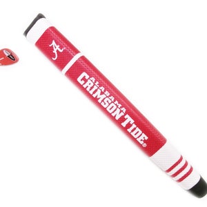 NEW Team Golf Alabama Crimson Tide Crimson/White Jumbo Putter Grip w/Ball Marker