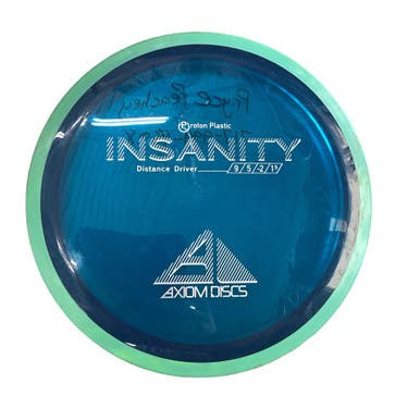 Used Axiom INSANITY Disc Golf Driver Royal Blue 11760-S000085528