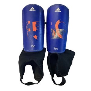 Used Adidas Soccer Shin Guards Junior Royal Blue LG 11760-S000085533