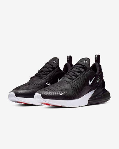 Nike Air Max 270 AH8050-002 Men's Black White Anthracite Running Shoes FL4596
