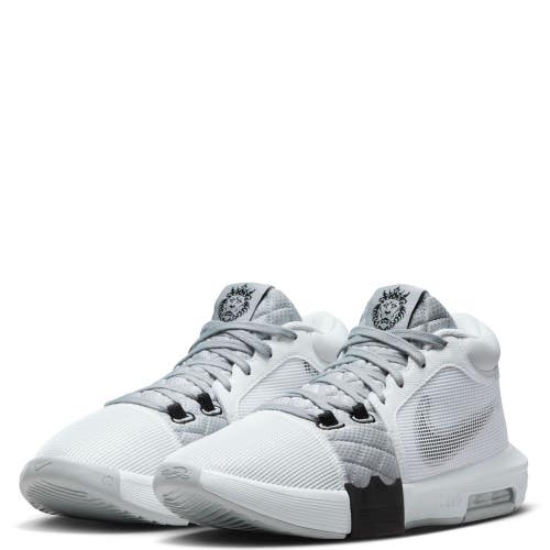 Nike LeBron Witness 8 FB2239-100 Sneakers Men's 10 White Basketball Shoes FL4607