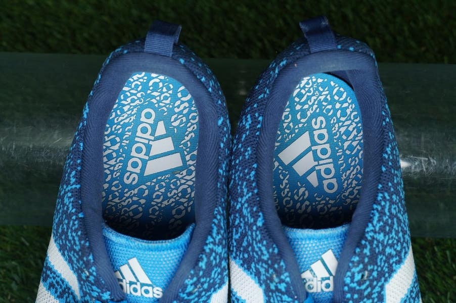 ADIDAS ADICROSS PRIMEKNIT GOLF SHOES MENS 9 SPIKELESS, BLUE / WHITE ~  F33349 | SidelineSwap | Buy and Sell on SidelineSwap