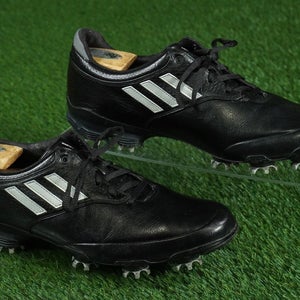 ADIDAS ADIZERO GOLF SHOES MENS 9.5 SPIKED, BLACK ~ 674912