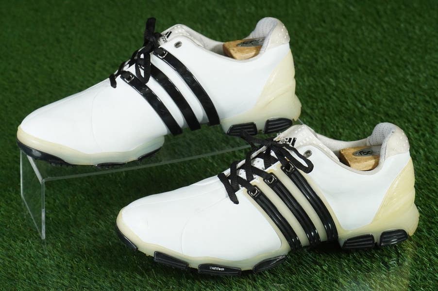 ADIDAS TOUR 360 4.0 GOLF SHOES MENS 9 SPIKED, WHITE / BLACK ~ 816336 |  SidelineSwap | Buy and Sell on SidelineSwap