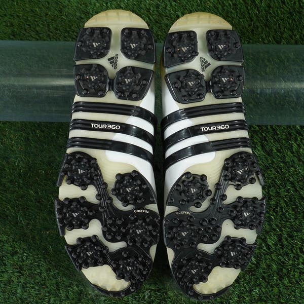 ADIDAS TOUR 360 4.0 GOLF SHOES MENS 9 SPIKED, WHITE / BLACK ~ 816336 |  SidelineSwap | Buy and Sell on SidelineSwap