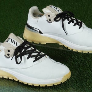 ADIDAS REBELCROSS GOLF SHOES MENS 9 SPIKELESS, WHITE / BLACK ~ GV9771