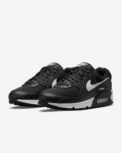 Nike Air Max 90 DH8010-002 Sneakers Women's Black White Running Shoes FL4650