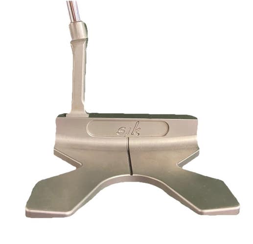 SIK Flo C-Series Satin DLT Armlock Mallet Flange Putter Steel 39 In. 17" Grip RH