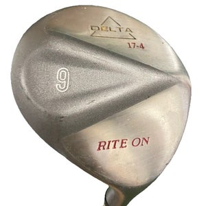 Delta Rite On 9 Wood 27* PowerFlo Ladies Graphite 39" New 360 Velvet Grip RH