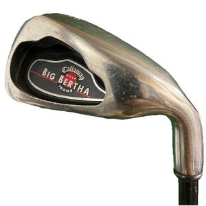 Callaway Big Bertha 6 Iron 2004 Light Senior Graphite 37" RH New Jumbo Grip Nice