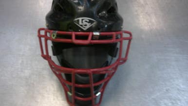 Used Louisville Slugger CATCHER HELMET Catchers Helmet w/Mask Black SM 11339-S000197338