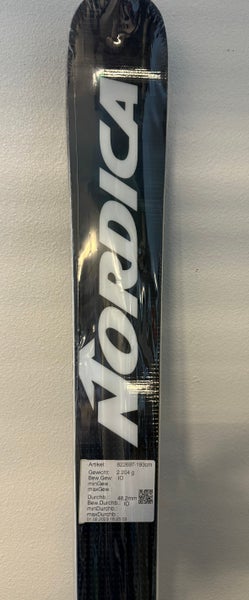 Brand new Nordica 193 cm Dobermann FIS GS WC Skis With Bindings