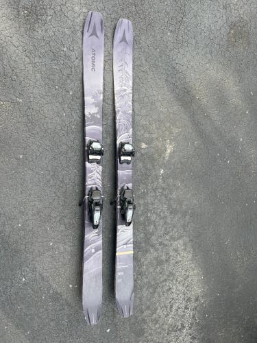 2021 Atomic Bent Chetler 100 172 cm All Mountain Skis With Bindings Max Din 13 (Used)