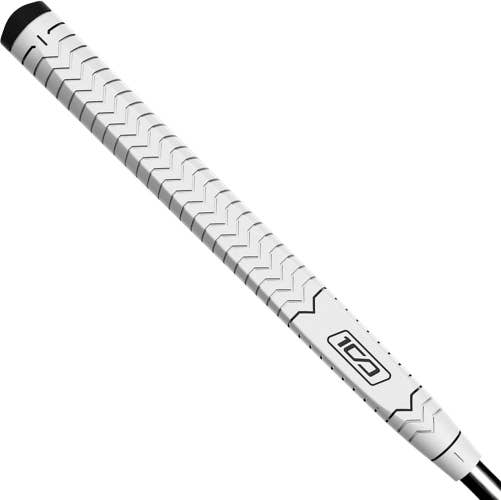 NEW SuperStroke Lamkin Deep Etched White/Black Paddle Standard Putter Grip