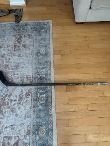 Junior gold Bauer Proto-R Left Hand Hockey Stick P28 50 Flex (Used)