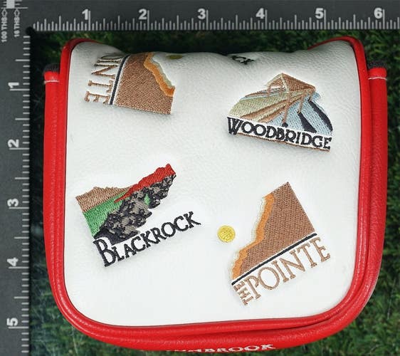 SUNBROOK GOLF CLUB SQUARE MALLET PUTTER HEADCOVER RH / LH ~ LOOK!!